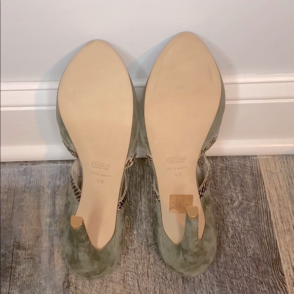 Furla Suede Sandal with straps Size 40 - Picture 3 of 5